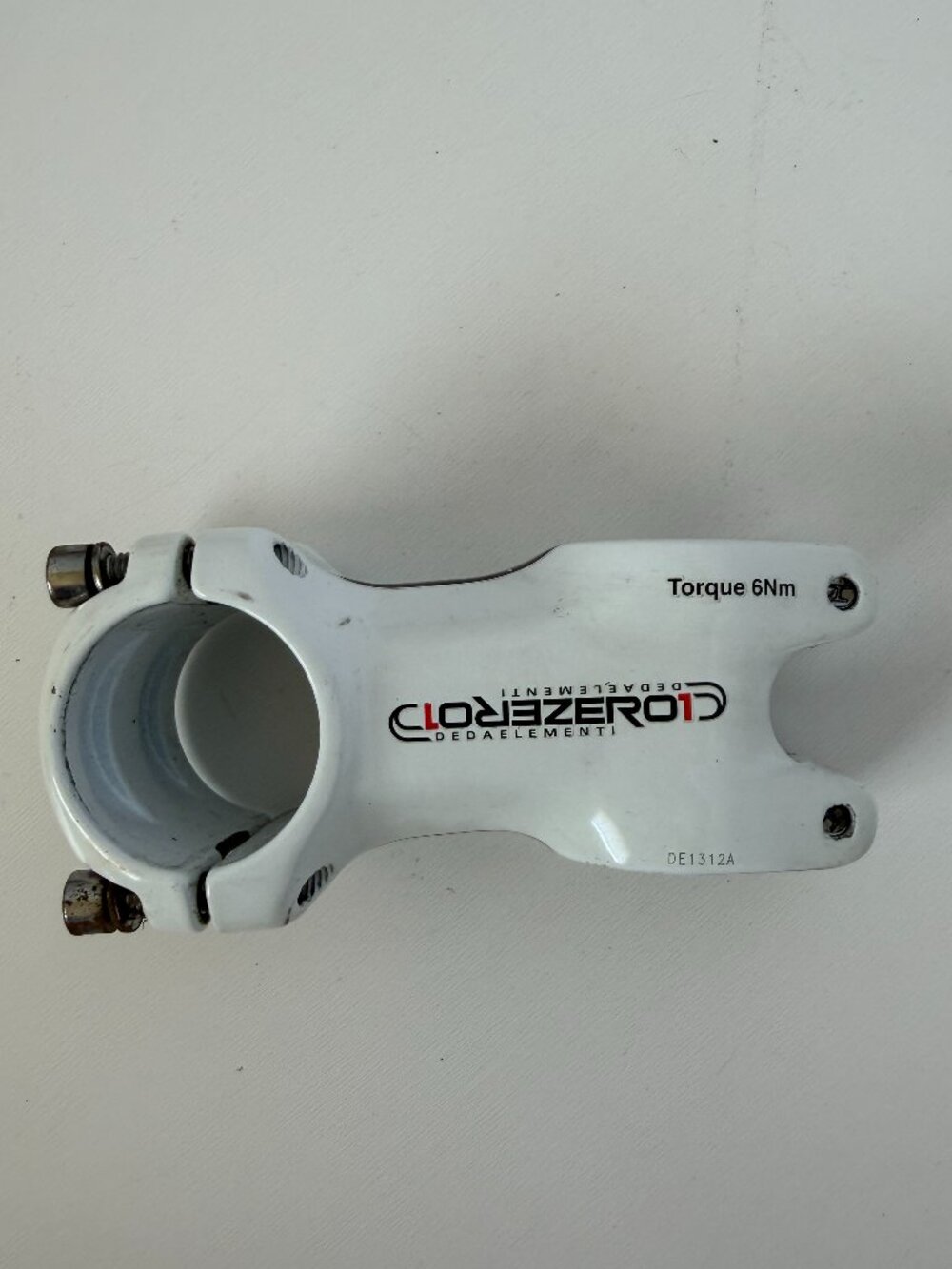 CLOZERO1 Bicycle Handlebar Stem White Alloy Threadless 6Nm MTB Road Bike